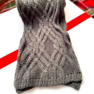 Calvin Klein dark gray wool scarf